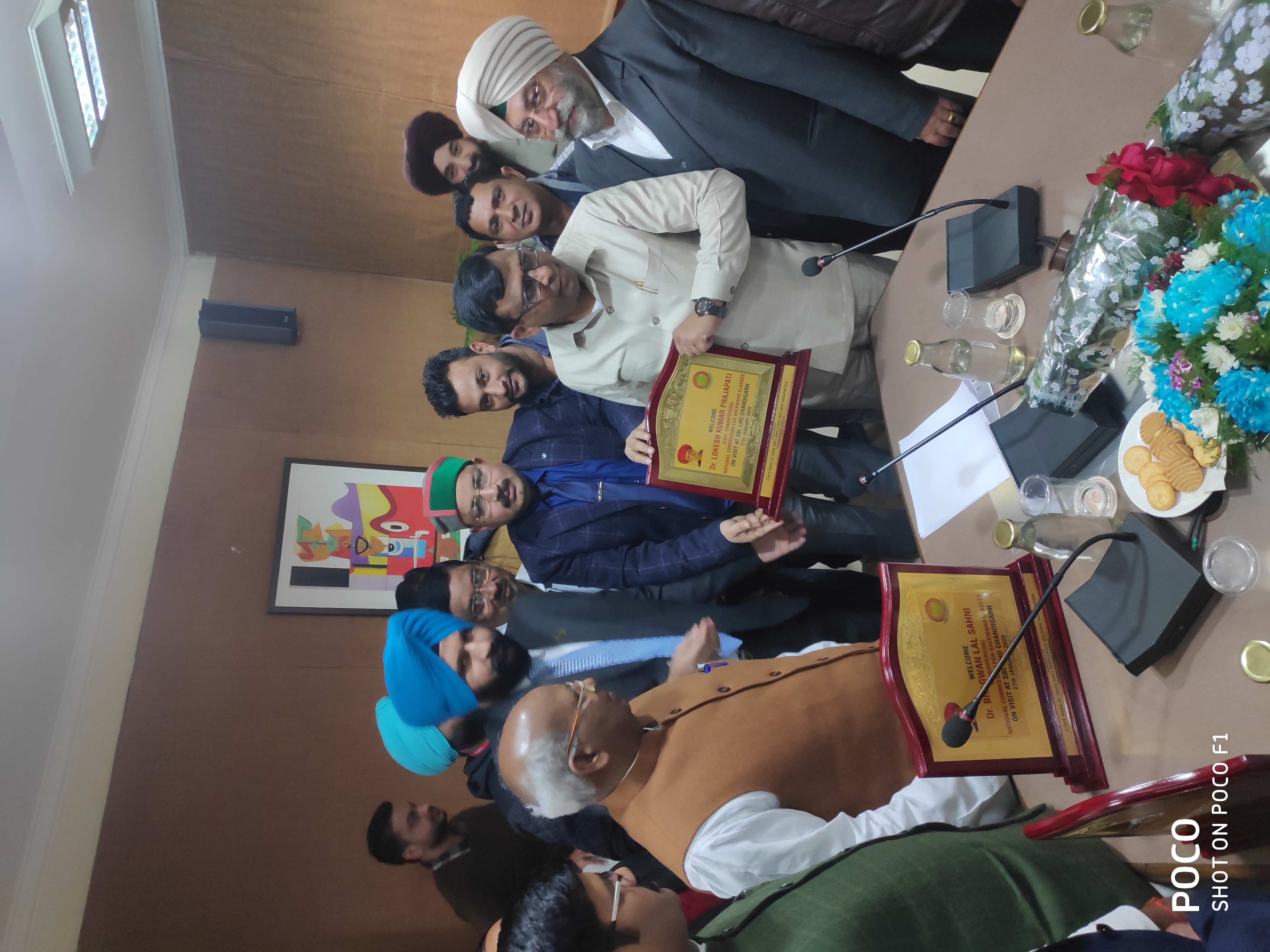 A glimpse of visit of NCBC at Chandigarh on 27.01.2020